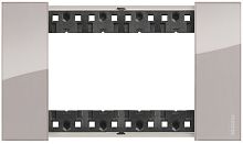 Рамка горизонтальная Legrand BTicino Living Now 1-м. 4 мод. аура картинка